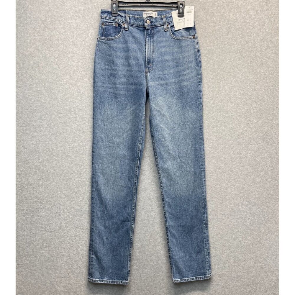 Abercrombie & Fitch The 90s Straight Jeans Womens 29 8XL Ultra High Rise Blue
